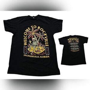 Korn Rob Zombie Tool Judas Priest Incubus Welcome To Rockville 2019 T-Shirt M